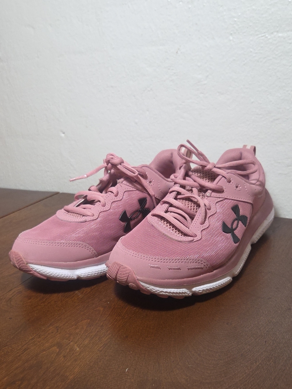 Under Armour Charged Assert 10 Pink Elixir White Women Road Running Womens 10